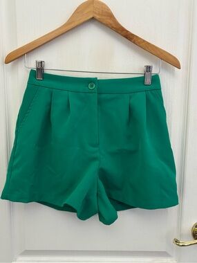 Sincerely Jules High-Waist Emerald Green Women's M Shorts